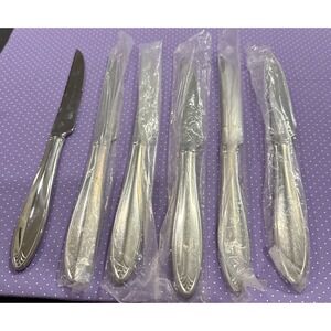 Lenox Covington Stainless Steel Flatware Serrated Knife Knives Set‎ of 6 NEW
